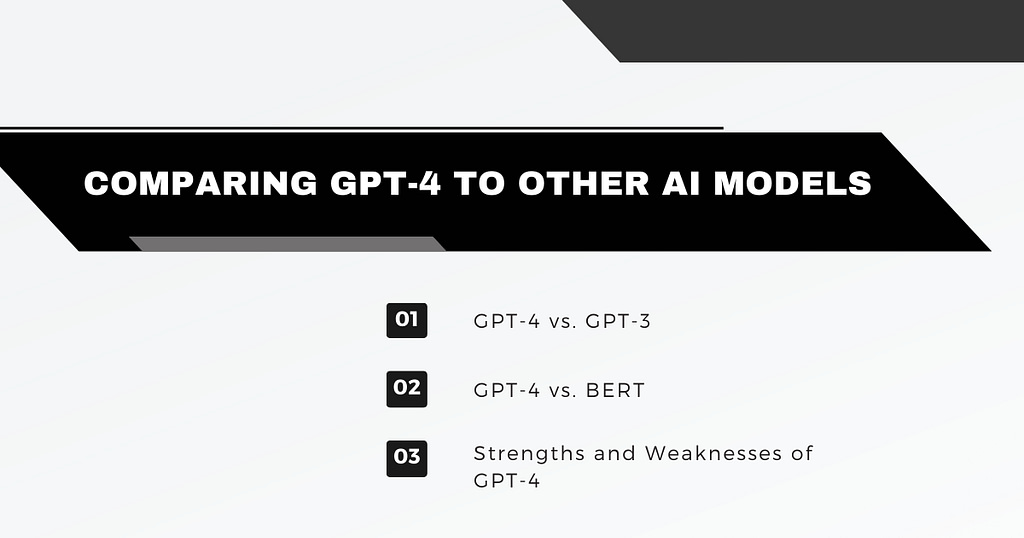 Comparing GPT-4 to Other AI Models