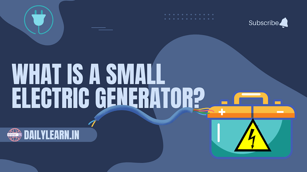 small electric generator