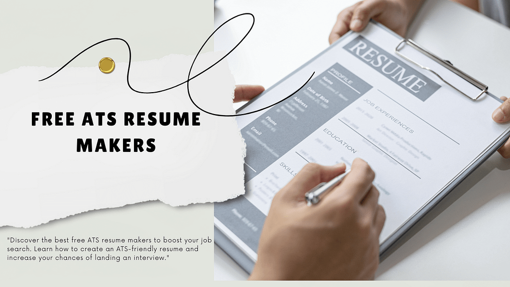 Unlock Your Dream Job with These Free ATS Resume Makers: Why You Need Them Now!