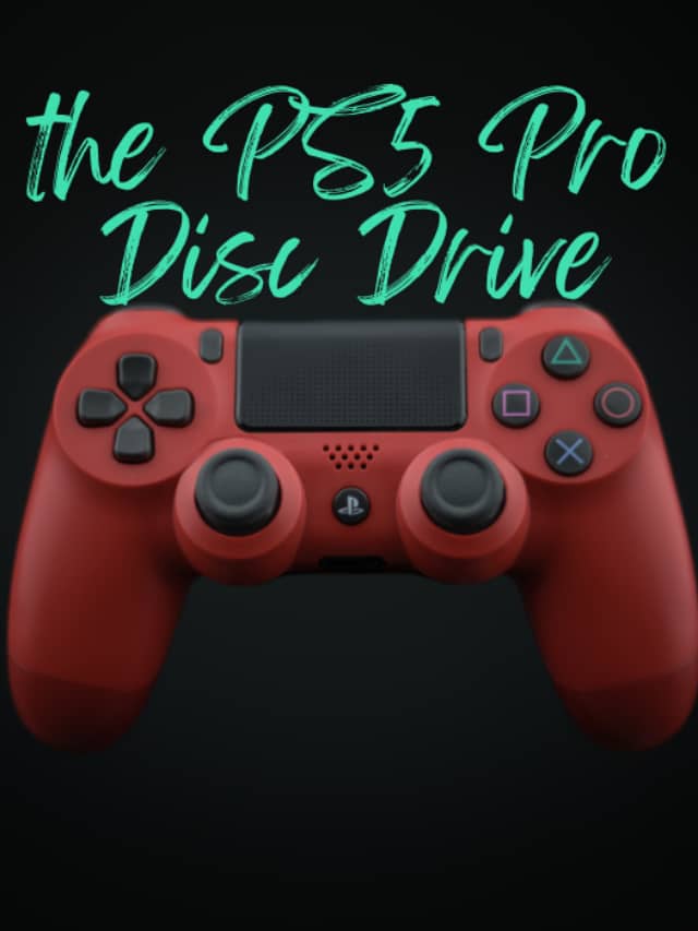 The PS5 Pro Disc Drive